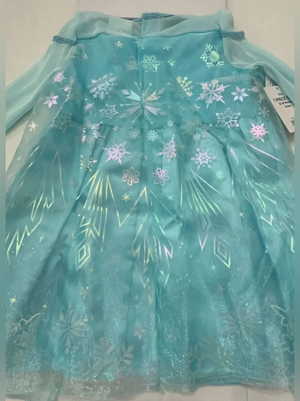 New 12-18 Months Disney Frozen Elsa Dress Up Infant Costume Halloween
